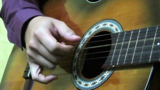 Arpegio en guitarra tocar guitarra de forma suave #arpa #tocarguitarra con varios dedos