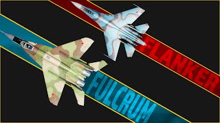 Risky Maneuvers Helped Me A Bit (MIG-29 Fulcrum VS SU-27 Flanker) | DCS World |