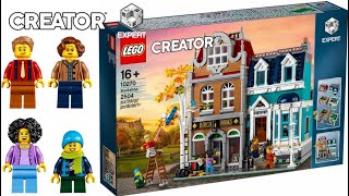 LEGO 10270 Creator Expert Bookshop all official set pictures