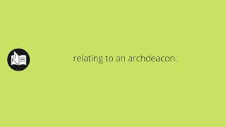 archidiaconal