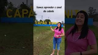 Vamos aprender o sinal da cidade CAPÃO BONITO em São Paulo #libra #interpretedelibras #visolibras