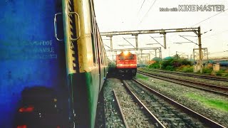 Amazing Track Sound || GPD Local Vs Jalpaiguri Chennai Superfast Express at Basin Bridge Junction...