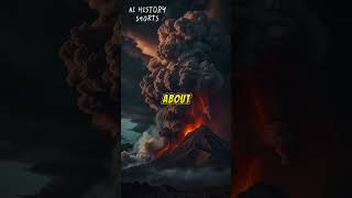 The Largest Volcanic Eruption in History #shorts #historyfacts