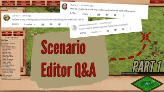 5 Most Common Questions 👀 | AoE2 Scenario Editor Q&A Part 1 [1/4]