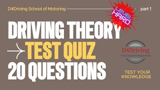 Test Your Brain: Challenging Driving Theory Quiz | Level: HARD | Part 1