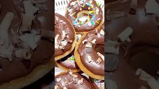 Yummy yummy# English chocolate #donuts# 🍩🍩🍩