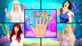 Disney Princess Finger Family Baby Shark | Princess Playhouse Nursery Rhymes and Songs