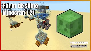 Tutorial passo a passo: Nova Farm de Slime no Minecraft 1.21!