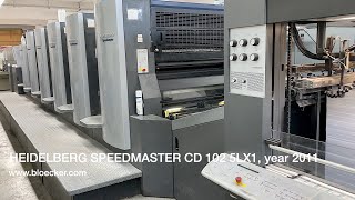 Heidelberg Speedmaster CD 102 5LX1 - offset printing machine