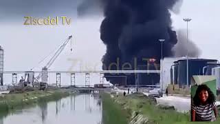 Fire has broken out at the Dangote refinery.