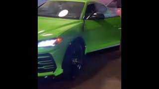 Wizkid Seen With His New ₦350 Million Lamborghini Urus SUV