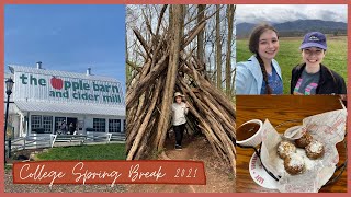 COLLEGE SPRING BREAK 2021: WEEK IN MY LIFE VLOG *Apple Barn, Gatlinburg, Hiking, Cade's Cove*