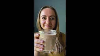 SMOOTH and CREAMY Tahini Date Shake 😇