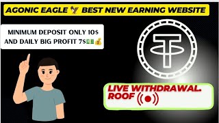 Angico Eagle  latest investment Amazing platform Only invest 10$ Daily return 7$ whole profit(1260$)