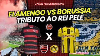 VEJA FLAMENGO MASTER X BORUSSIA DORTMUND - TRIBUTO AO REI PELÉ