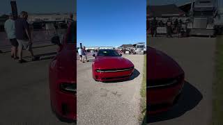 The new electric dodge charger RT at roadkill nights ￼