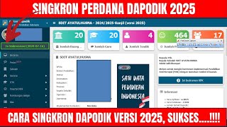 SINGKRON PERDANA DI DAPODIK VERSI 2025, SUKSES GUYS