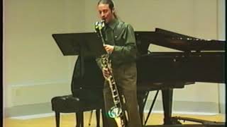 Cornelius Boots - Bass Clarinet - Classical Training (1996) - Weber Bassoon Concerto mvt. 1