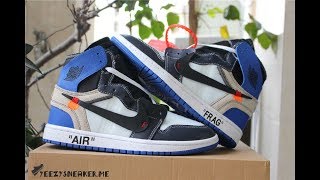 AIR JORDAN 1 OFF WHITE FRAGMENT REVIEW