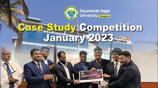 Welcome to Dayananda Sagar University's Case Study Competition - January 2023