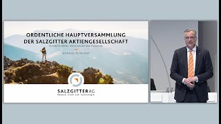 Salzgitter AG | Rede des Vorstandsvorsitzenden zur Hauptversammlung 2023