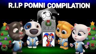 My Talking Tom And Friends - AMONG US - R.I.P POMNI COMPILATION - THE AMAZING DIGITAL CIRCUS