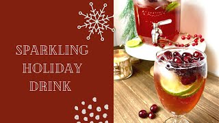 Sparkling Holiday Drink