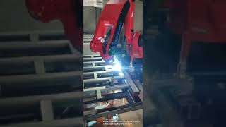 Yooheart welding robot application—fence welding