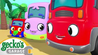 Baby Truck Makes A NEW Team! | Max the Monster Truck | Truck and Bus Cartoon | Gecko's Garage