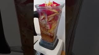 strawberry rose petal goqi berry smoothie delight