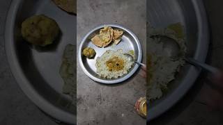 Chawal dal#trending #food #foodie #viralvideo #ytshorts