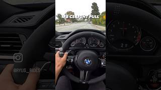 M3 CS LIGHT PULL #cars #carshorts #bmw #m3 #bmwm3 #m3cs