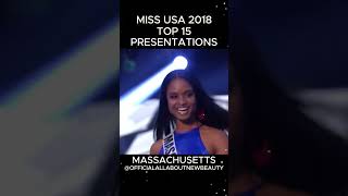 Miss USA 2018 Top 15 Presentations. #allaboutnewbeauty #missusa