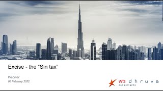 UAE Excise Tax Webinar to discuss and understand key concepts and issues in Excise Tax