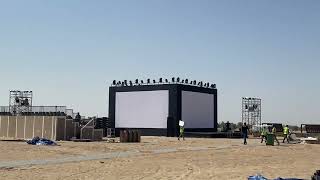 Ready for screening Al marmoom film festival in Alqudra desert from9-11 Dec