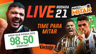 LIVE RODADA 21 - CARTOLA FC 2023 - LIVE DICAS RODADA 21