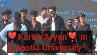 ❣️Kartik Aryan❣️ In Galgotia University for the promotion of his upcoming movie Bhool Bhulaiyaa 3