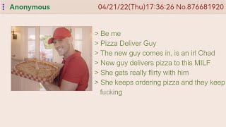 Pizza Guy Gets a Booty Call Everyday from a Pizza MILF