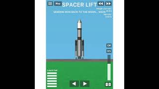 Spacer lift…. Sending humans back to the moon