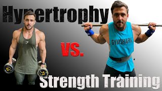 How to build MUSCLE & STRENGTH at the same time | Hypertrophy vs  Strenght | Which is better?