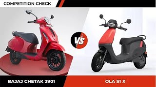 Bajaj Chetak 2901 vs Ola S1X – Competition Check