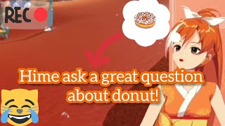 Crunchyroll-Hime asking a great question, I wasn't expecting that question