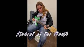 Guitar Student Earns "Student of the Month" Award: Nov 2022