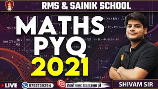 Maths Class 9 *Previous Year Questions 2021* | Sainik School Class 9 | Military School Classes 9