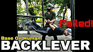 BACKLEVER BASE ON HUMAN (FAILED)