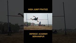 High jump pratice // Defence Academy Berhampur // physical trainening #shorts