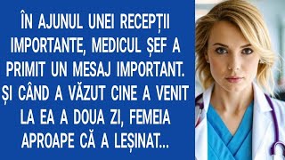 În ajunul unei recepții importante, medicul șef a primit un mesaj ciudat.Și când a văzut cine a...