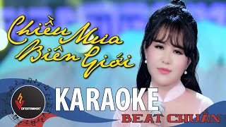 (KARAOKE - BEAT GỐC) Chiều Mưa Biên Giới - Ý Linh (Thần Tượng Bolero 2017)