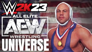 I rebooked Kurt Angle's retirement match! AEW Universe Mode- Episode #8