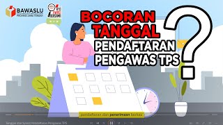 Tanggal dan Syarat Pendaftaran Menjadi Pengawas TPS